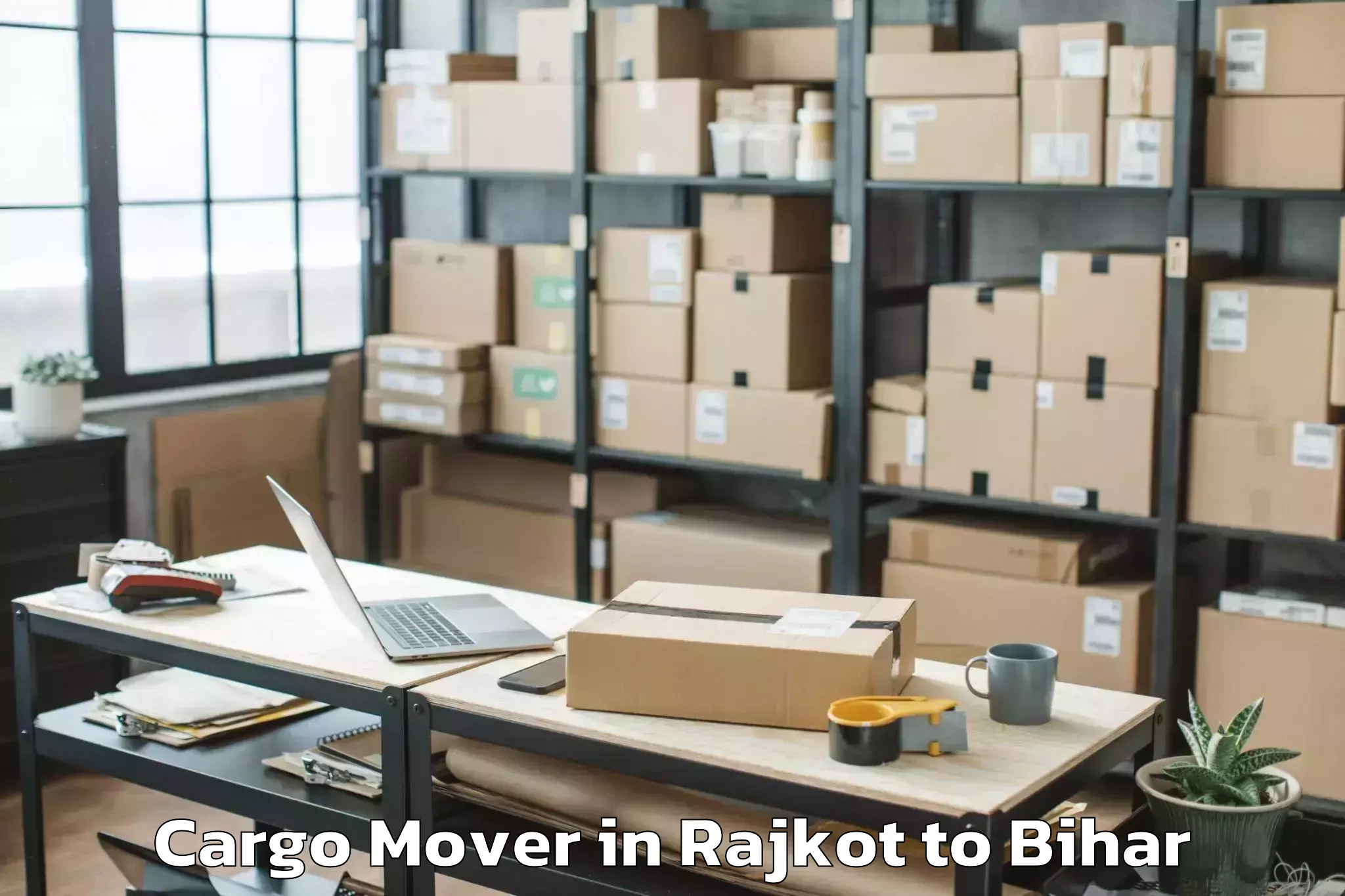 Get Rajkot to Bhagwanpur Hat Cargo Mover